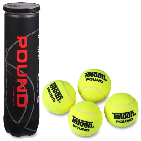 Купить Мяч для большого тенниса Teloon 828Т Р4  (4 шт) в Покровске 